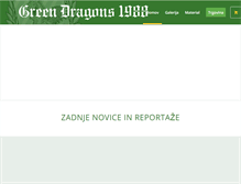 Tablet Screenshot of green-dragons.com